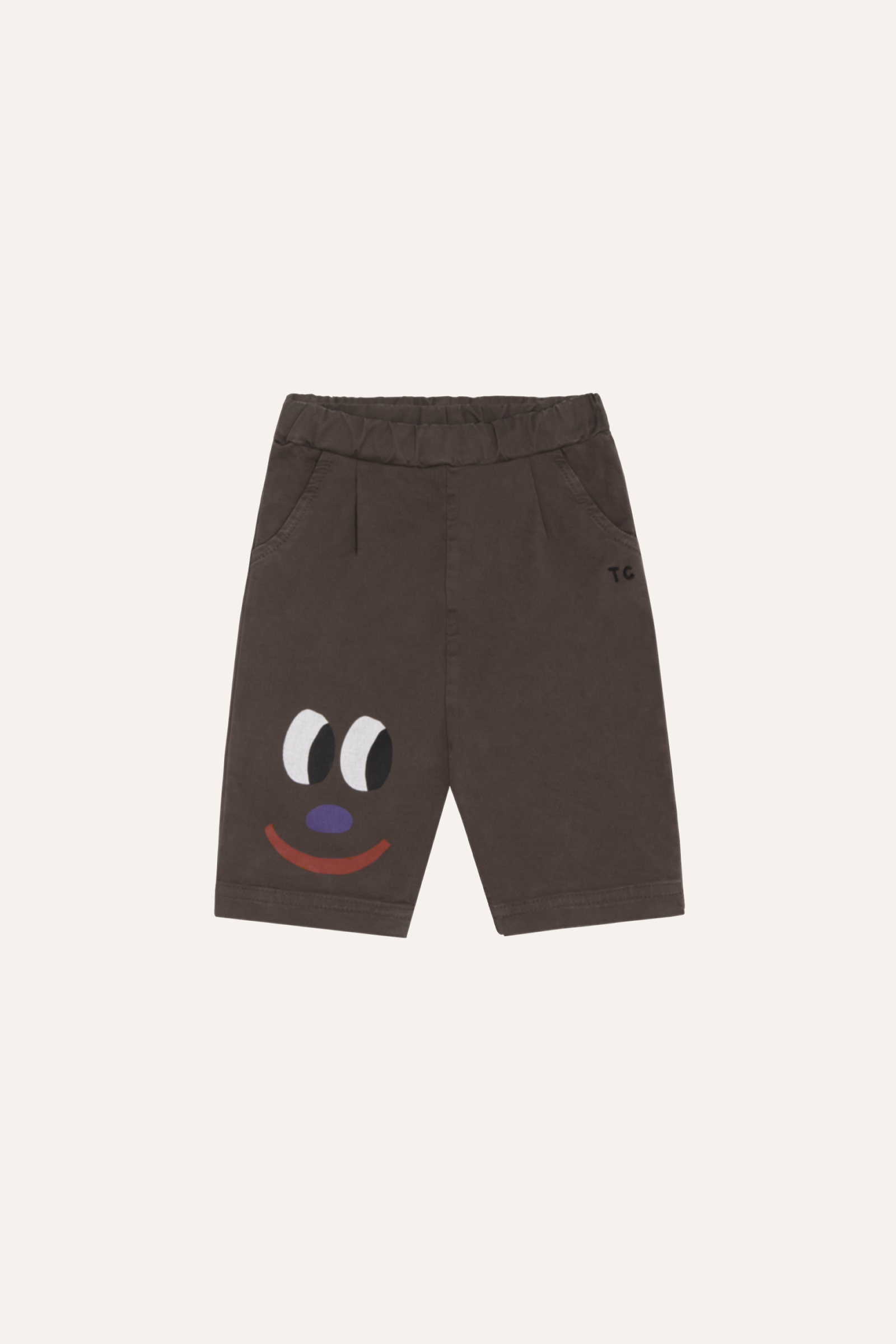 The Campamento Baby Broek Smiling Face Bruin