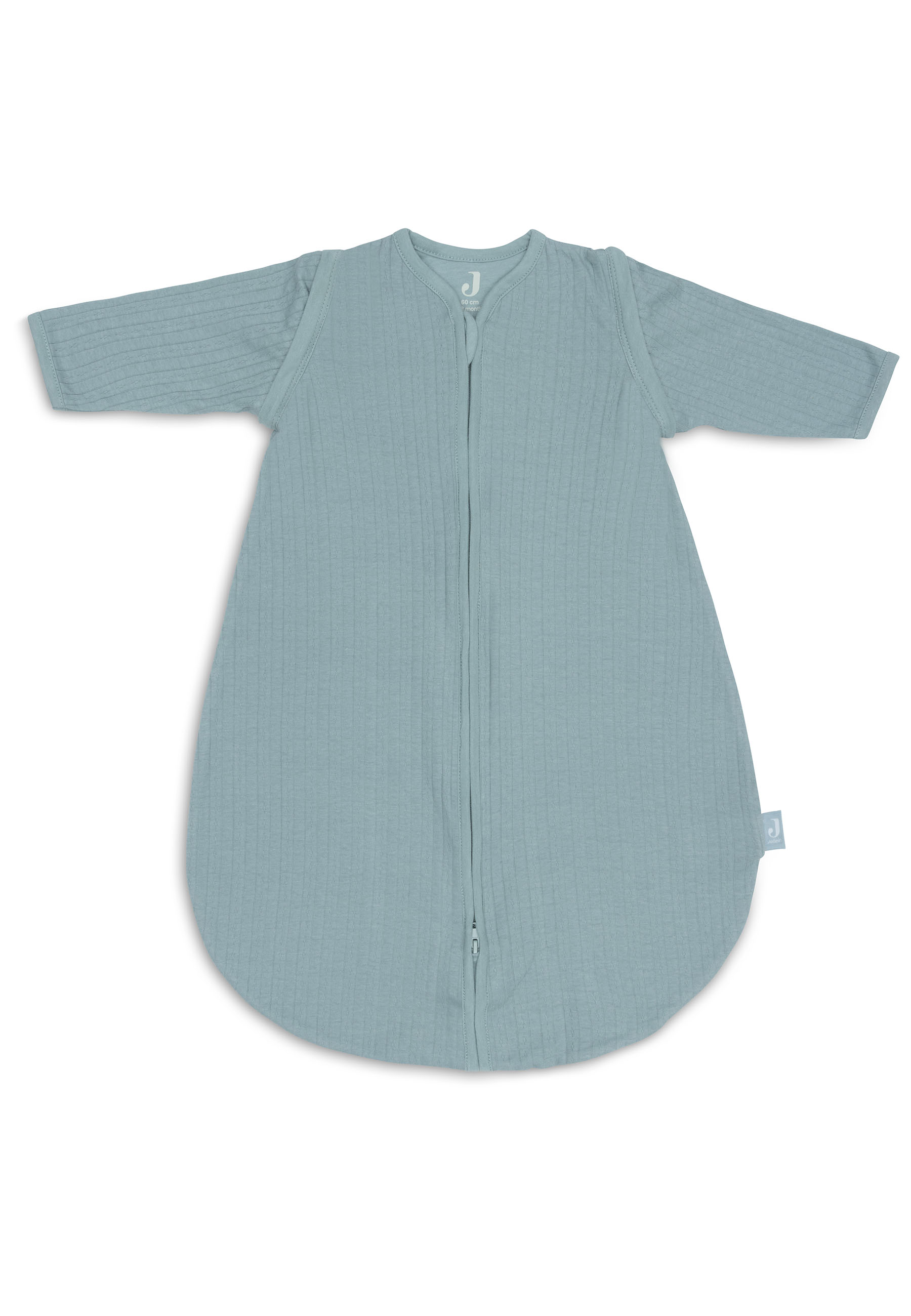 Jollein Slaapzak Newborn Mouw afritsbaar Ajour Sea Green 60 cm