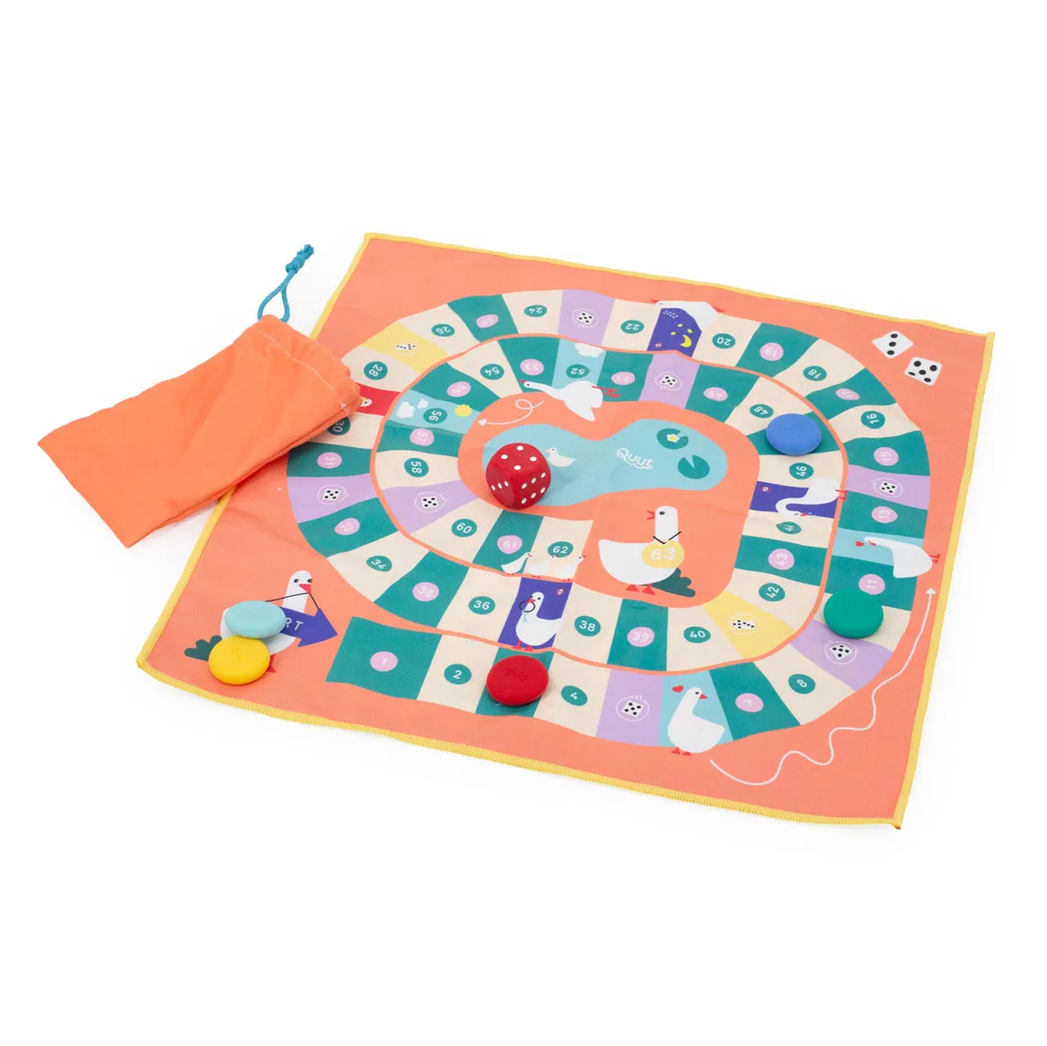 Quut Reisspel Game of The Goose-Snakes & Ladders