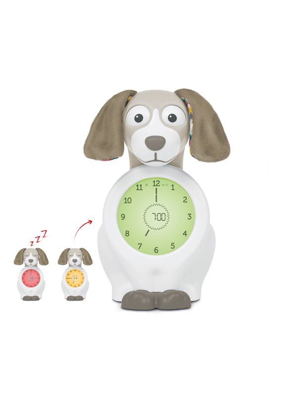 Zazu Sleeptrainer Davy The Dog Taupe met Nachtlamp