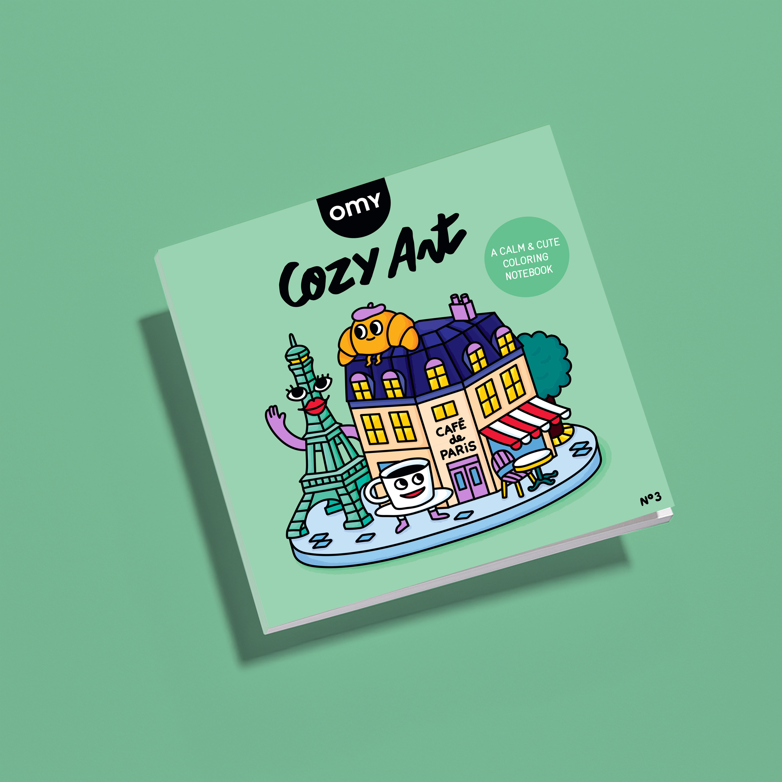Omy Kleurboek Cozy Art Paris 21x21 cm