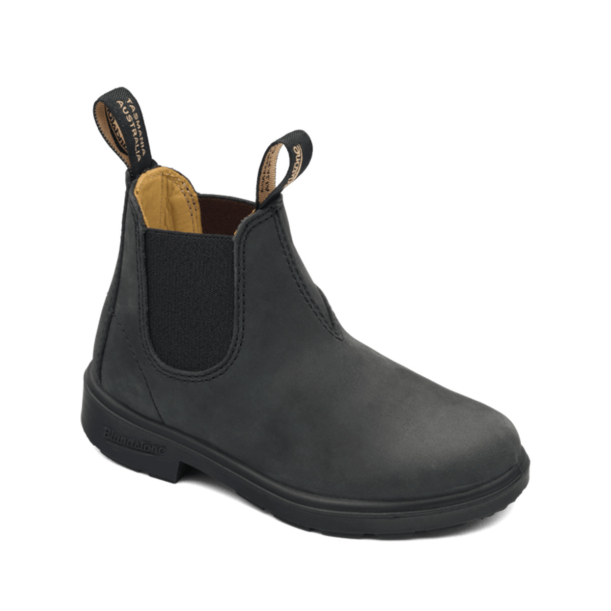Blundstone Kids Boots Nubuck Rustic Black