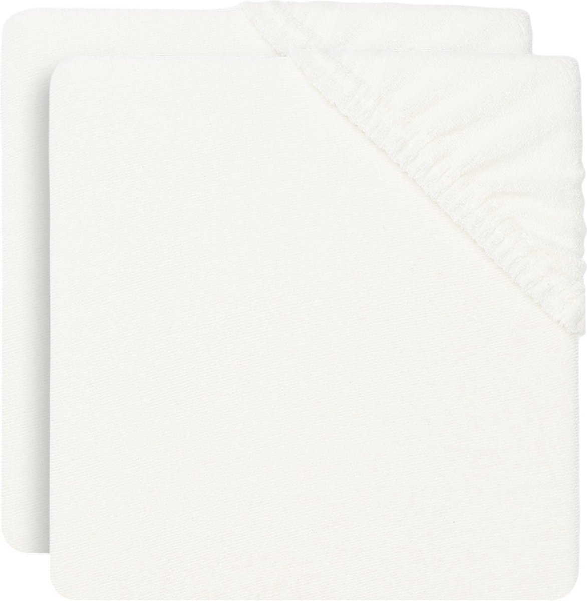 Jollein Waskussenhoes Badstof Ivory 50x70 cm - 2 stuks