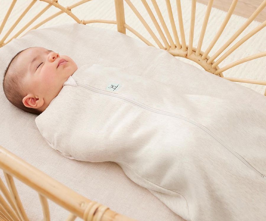 Ergopouch Inbakerslaapzak Cocoon Oatmeal Marle -Tog 1.0 - 6-12 maand