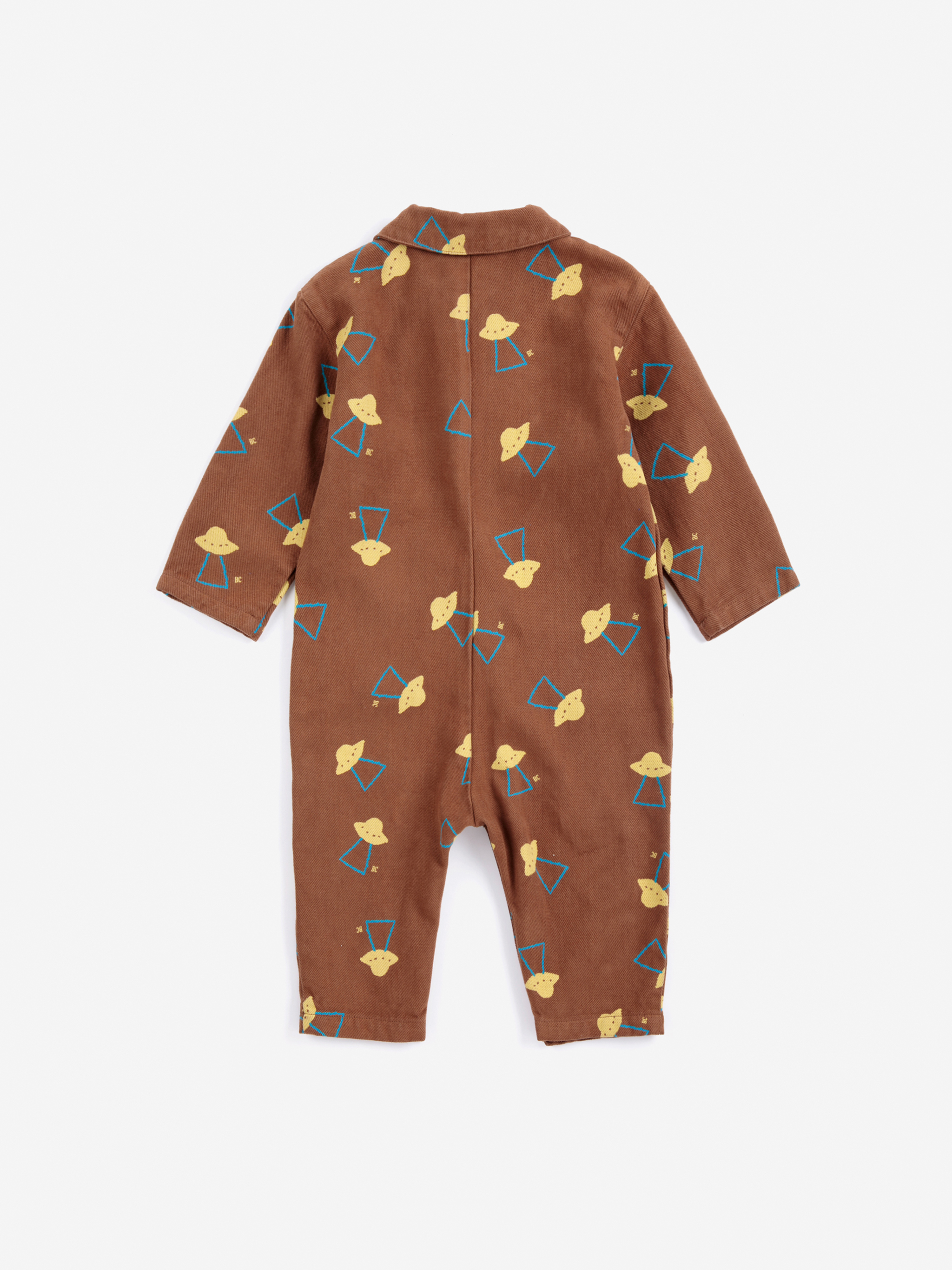 Bobo Choses Baby Overall Woven Pixel Abduction All Over