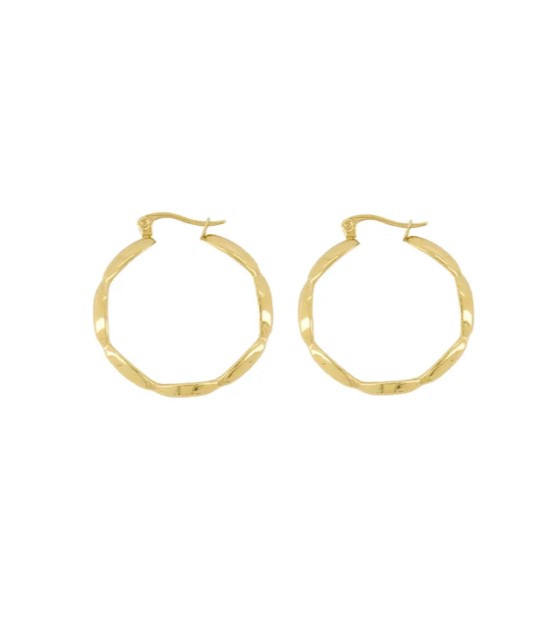 zusss / oorringen rond hartje / goud