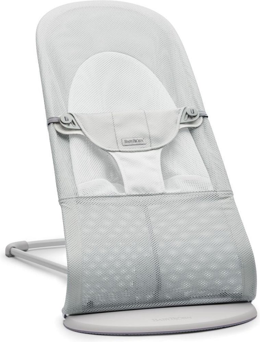 BabyBjorn Relax Balance Soft Mesh Zilver-Wit
