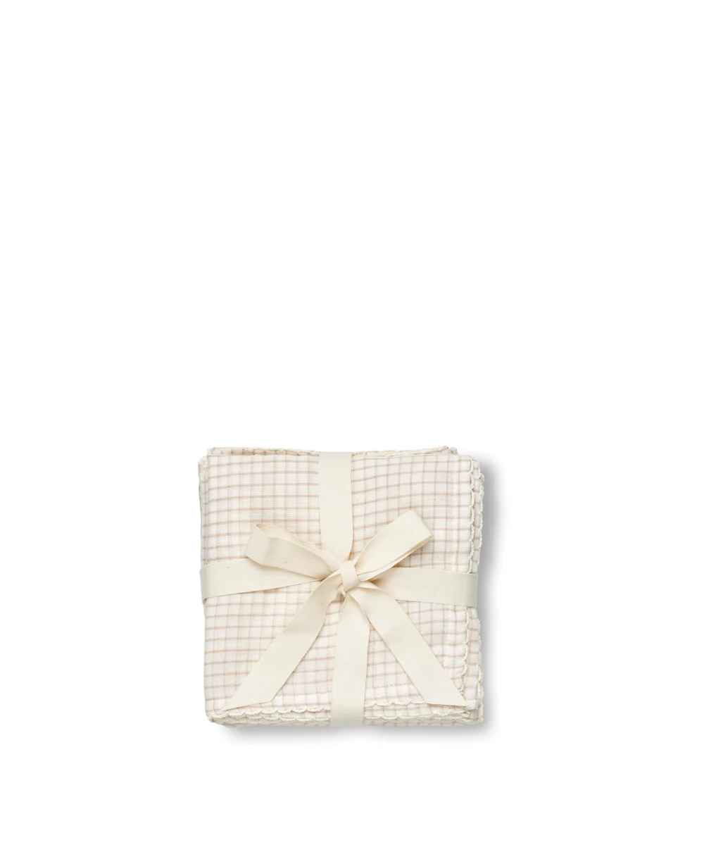 Dear April Tetradoek Mio Mini Check 65x65 cm - 3 stuks