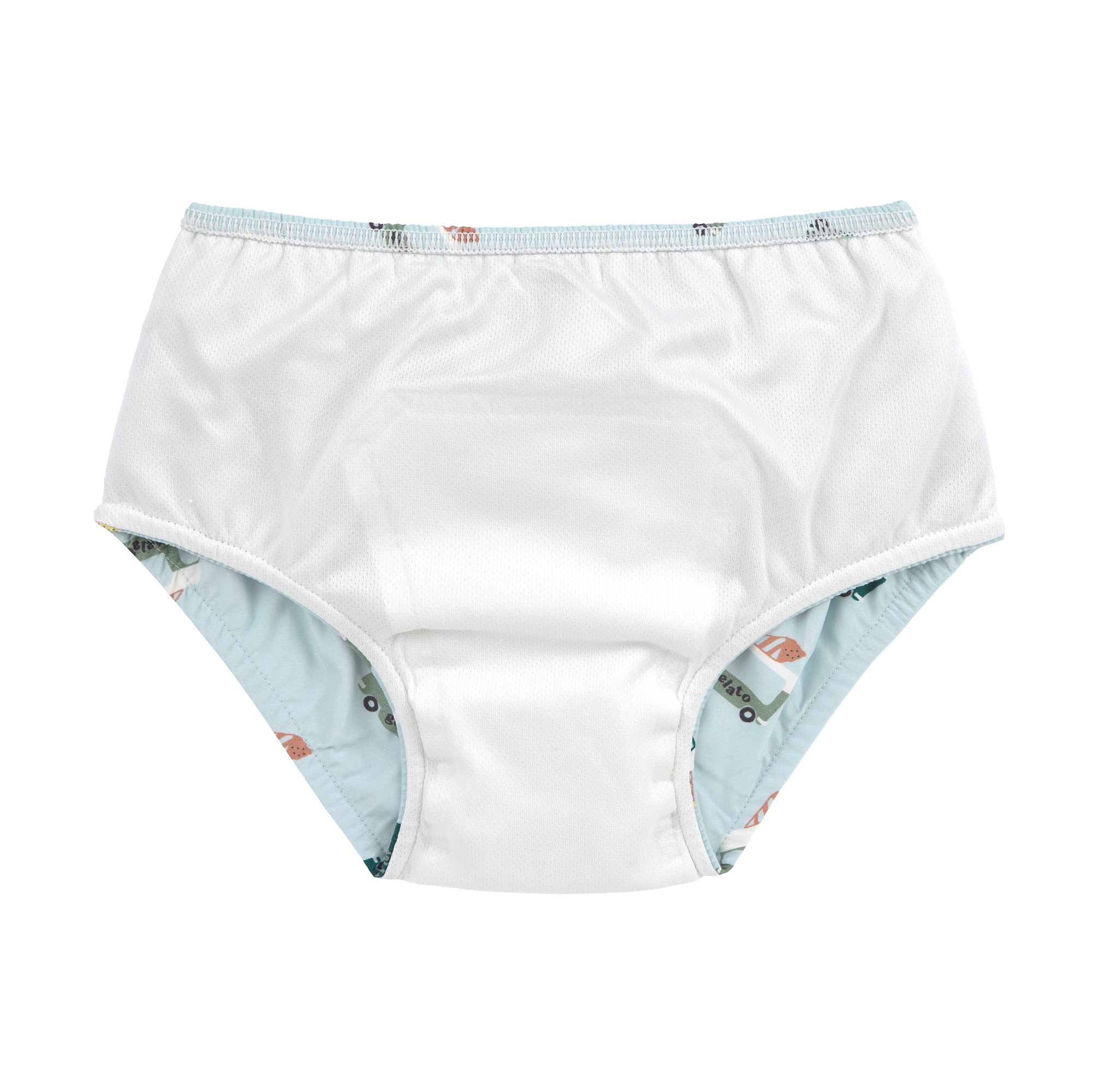 Lässig Zwemslip Ice Cream Truck Illusion Blue - 3 maand