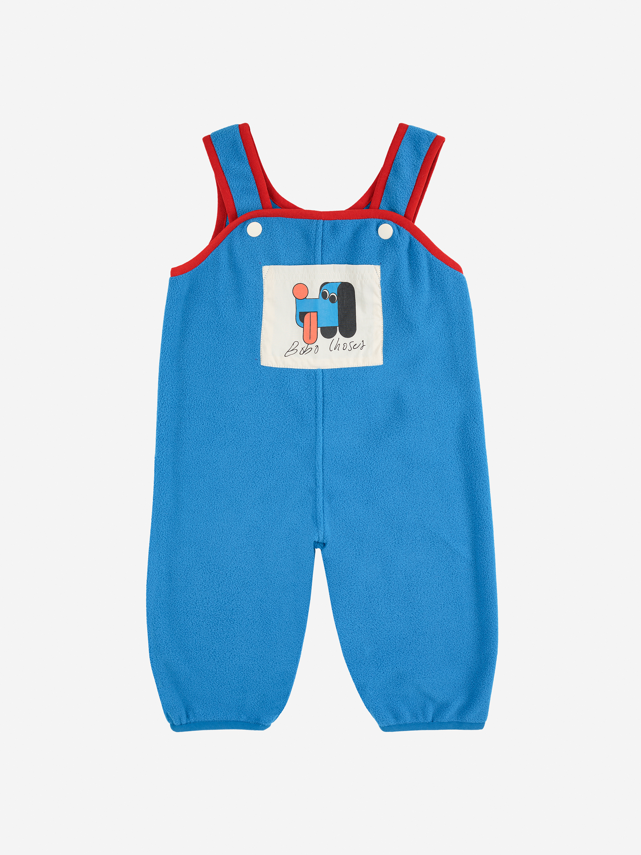Bobo Choses Overall Fleece Doggy Mate Blue