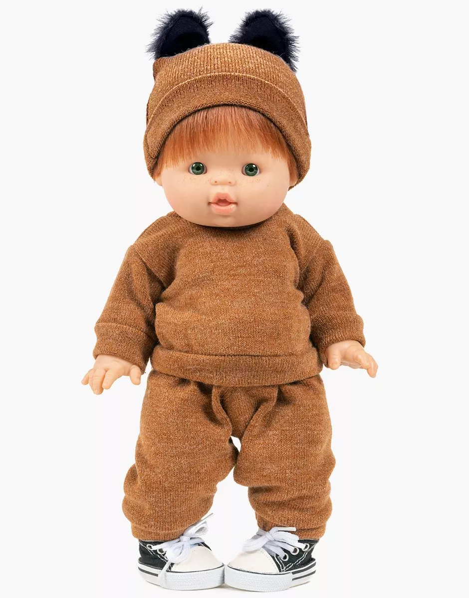 Minikane T-shirt Lm & Broek Halloween Caramel