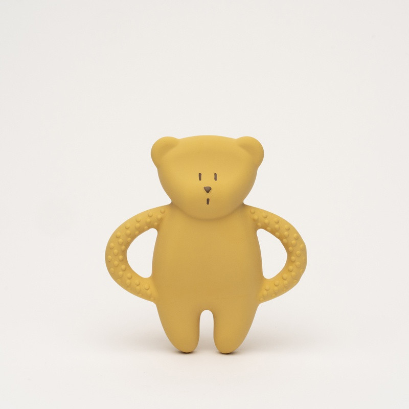 Moonie Bijtring Teether Bear Honey Natur 12 cm