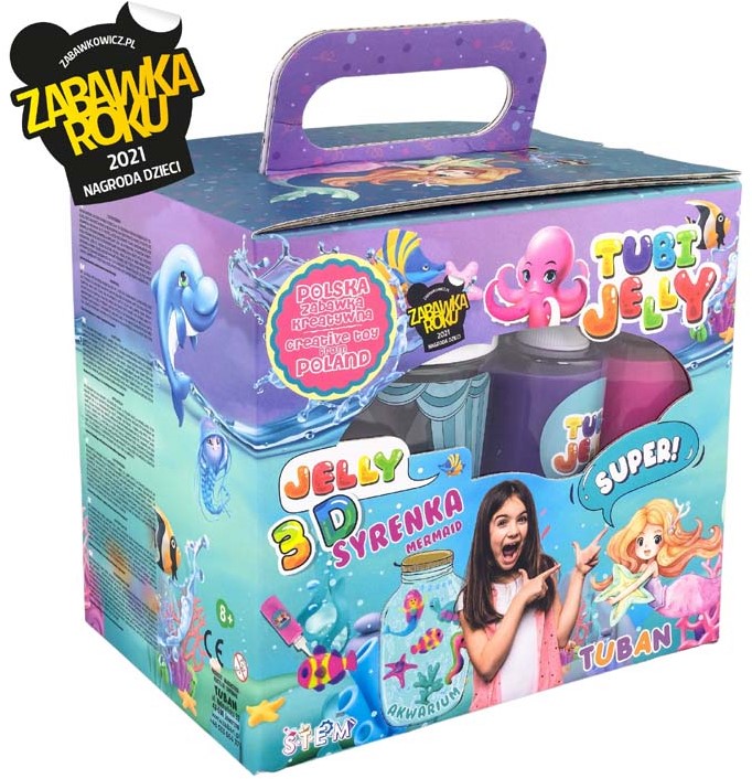 Tuban Jelly Set met 6 Kleuren Zeemeermin - Aquarium