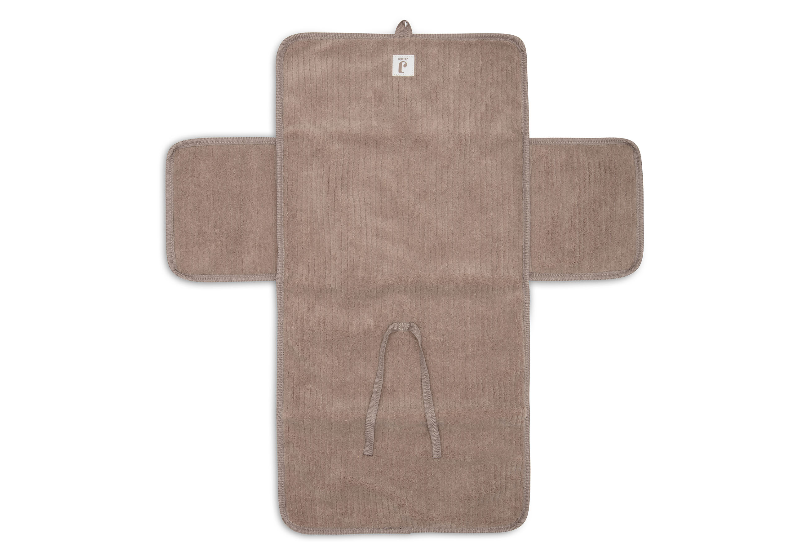 Jollein Verschoningsmat met Opbergvakken Cloudy Rib Milky Coffee