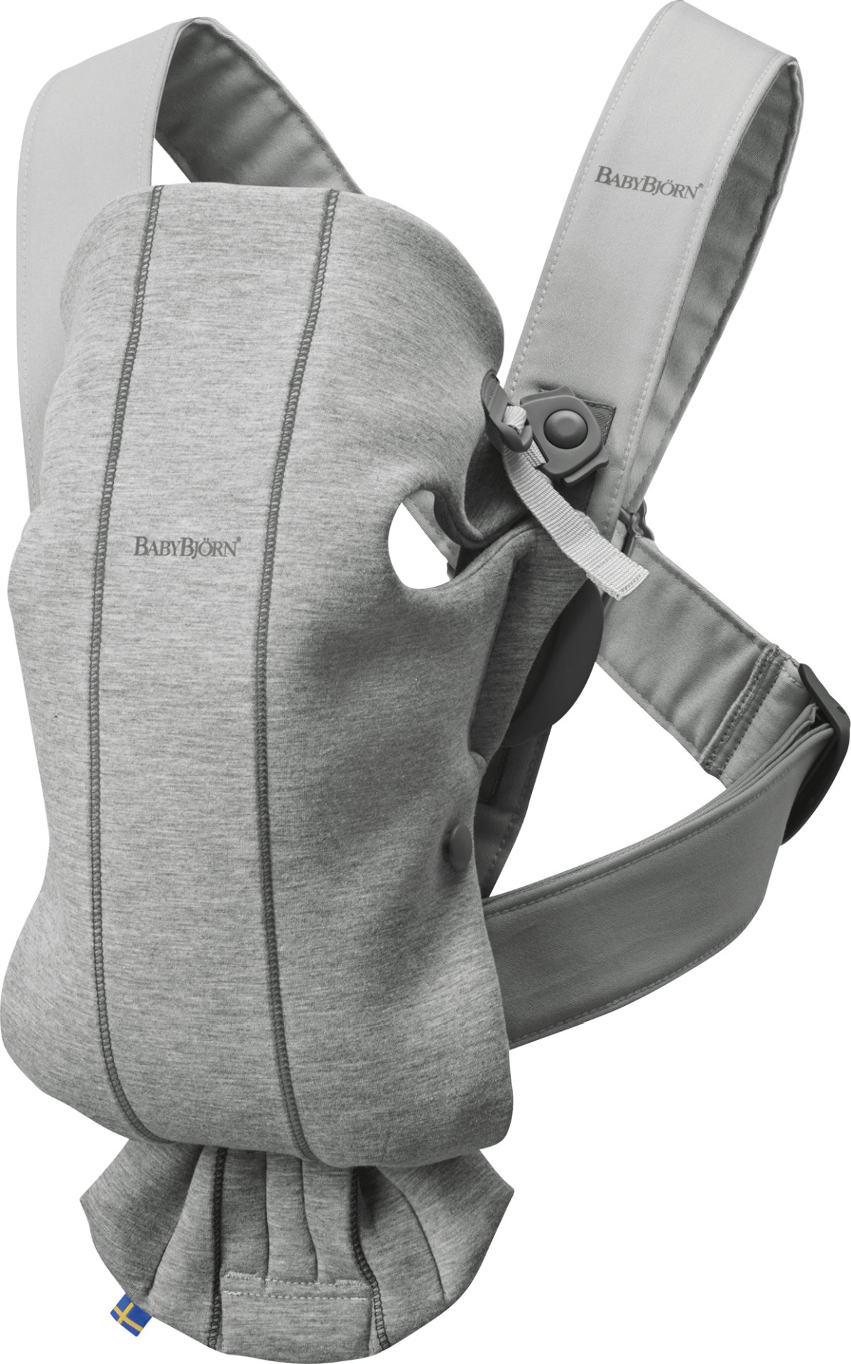 BabyBjorn Draagzak Mini 3D jersey Lichtgrijs