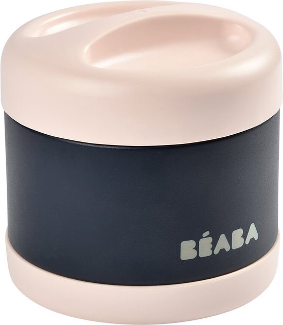 Beaba Voorraadpot Thermo Light Pink-Night Blue 500ml