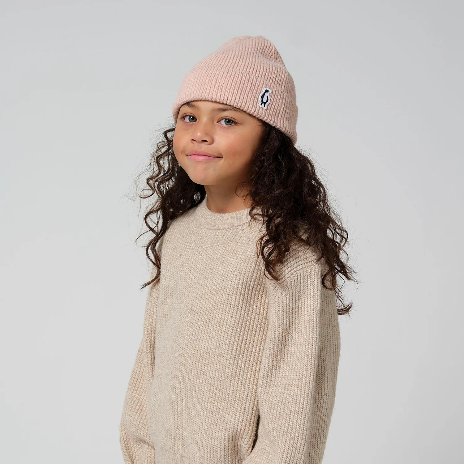 Go Soaky Kids Muts Beanie Red Dragon Old Pink - maat 110-122
