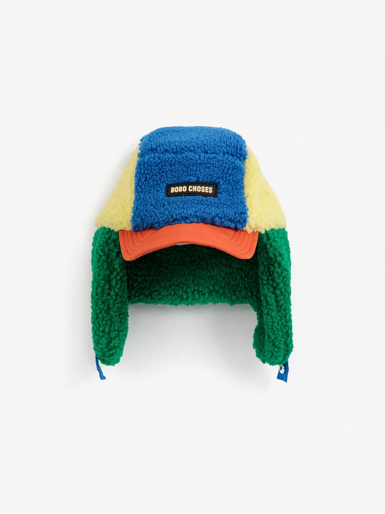 Bobo Choses Muts Color Block Sheepskin Chapka Multicolor - maat 50