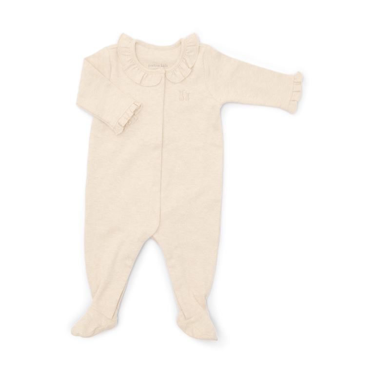 Poetree Meisje Pyjama Ruffle Sand - 0 maand