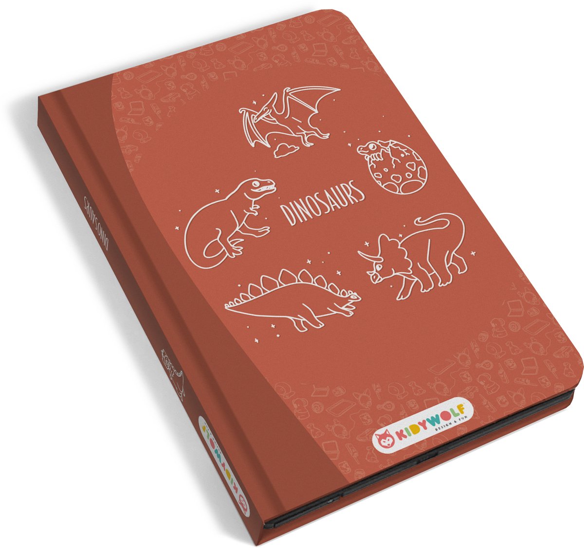 Kidydraw Mini Schrijf en Tekentablet met LED Oplaadbaar, Dino's