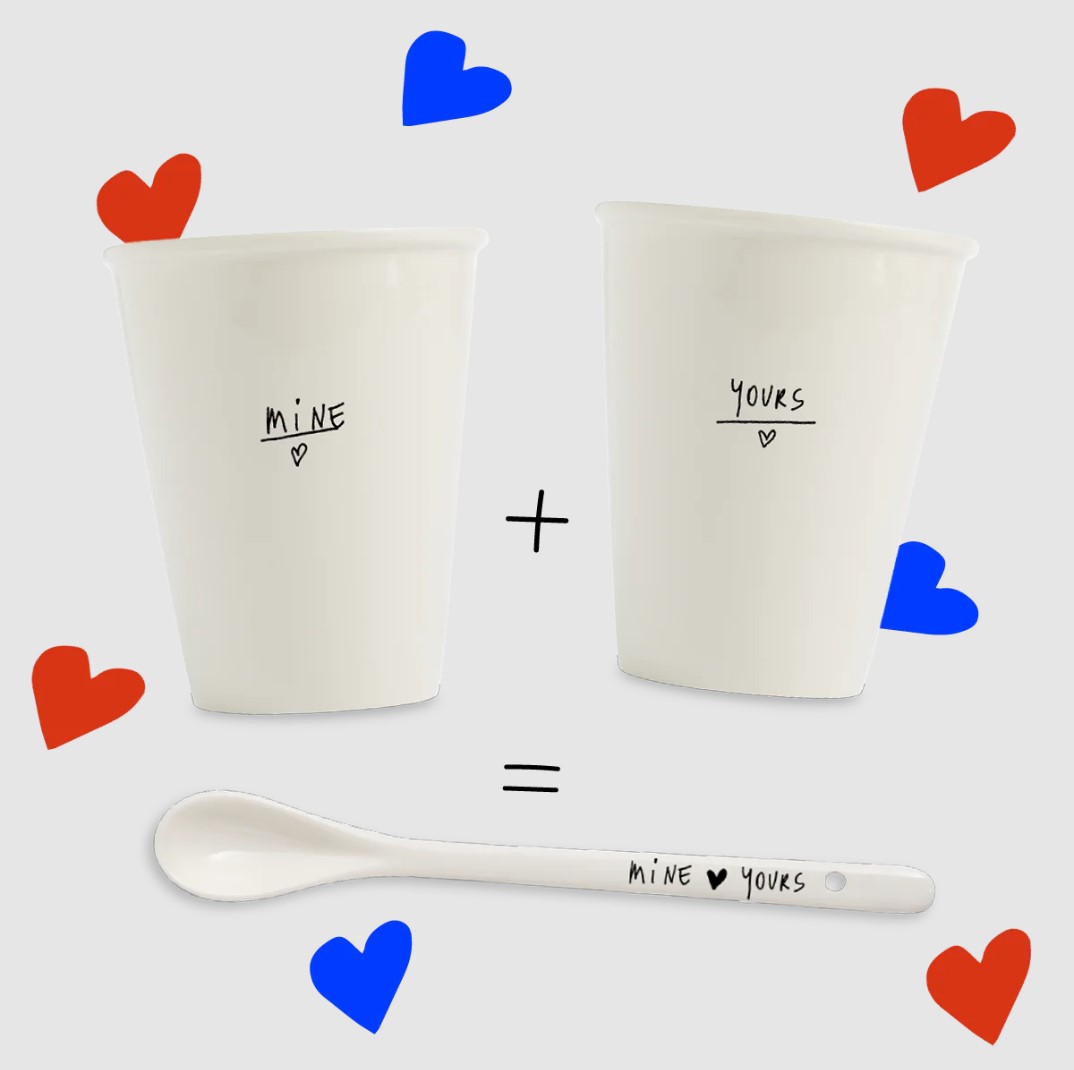 HelenB Beker Mine x Yours - set van 2