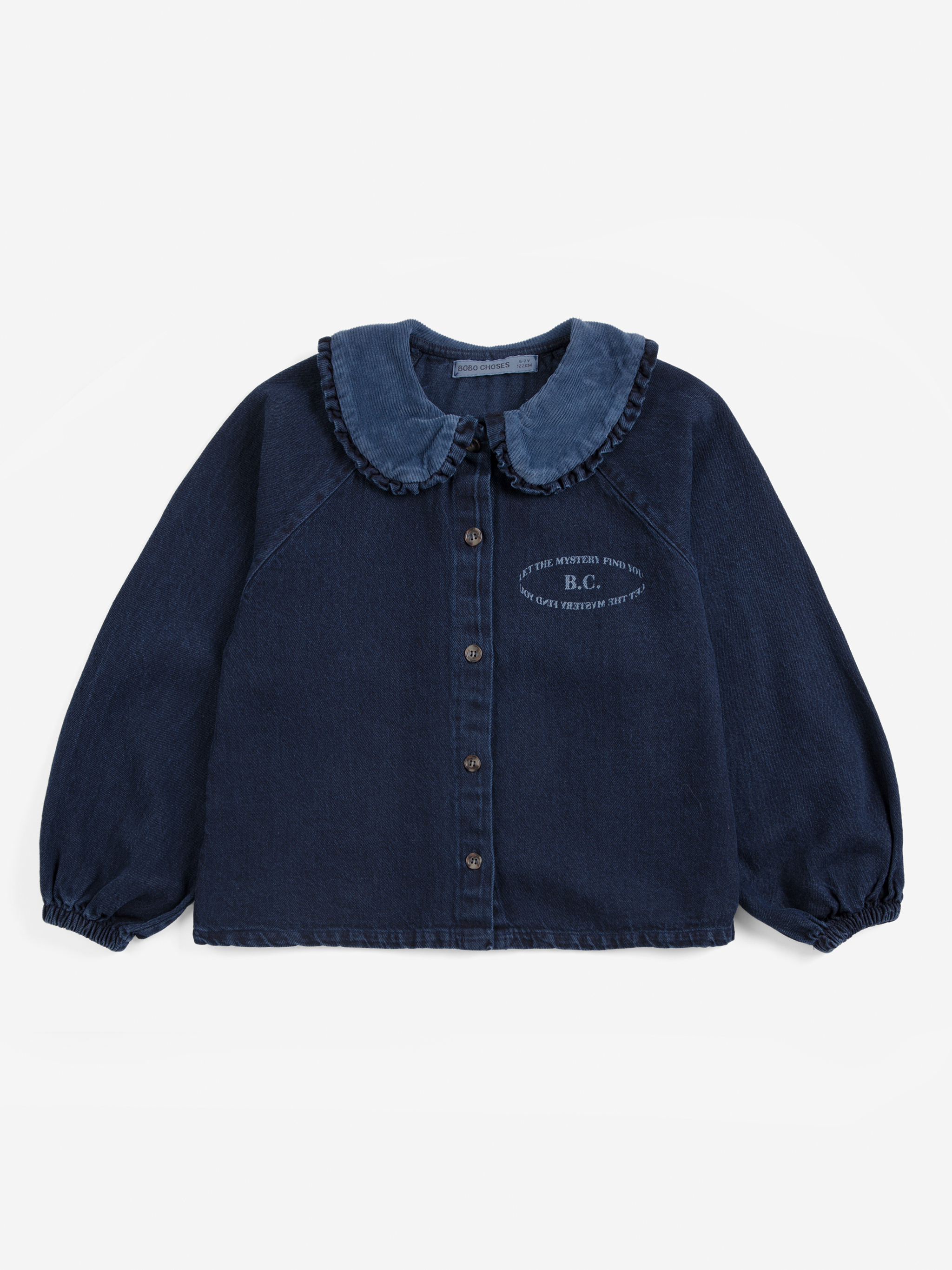 Bobo Choses Kids Blouse Lm Denim Mystery