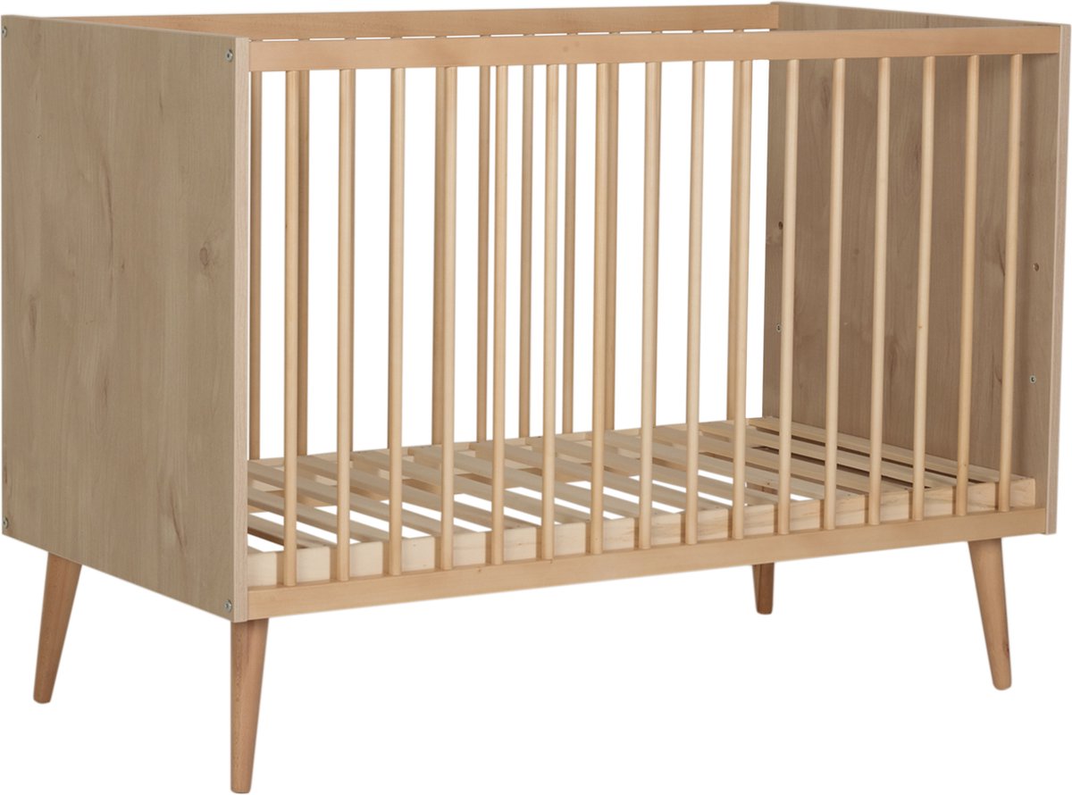Quax Bed Cocoon Natural Oak 120x60 cm