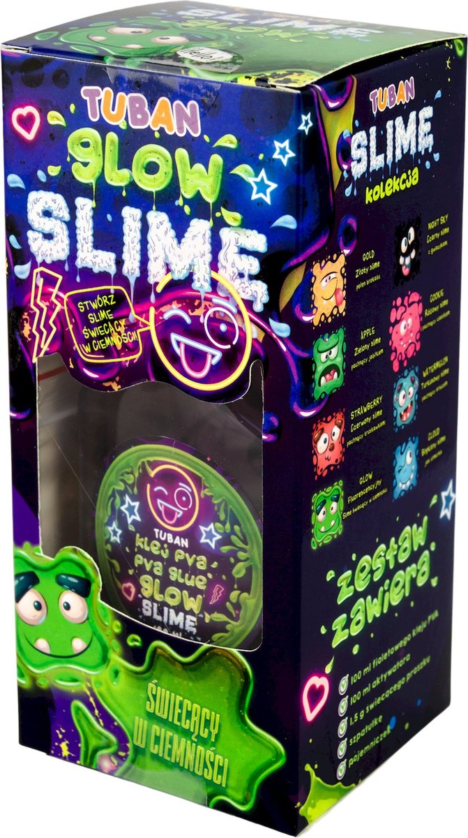 Tuban DIY Set Slijm Glow In The Dark