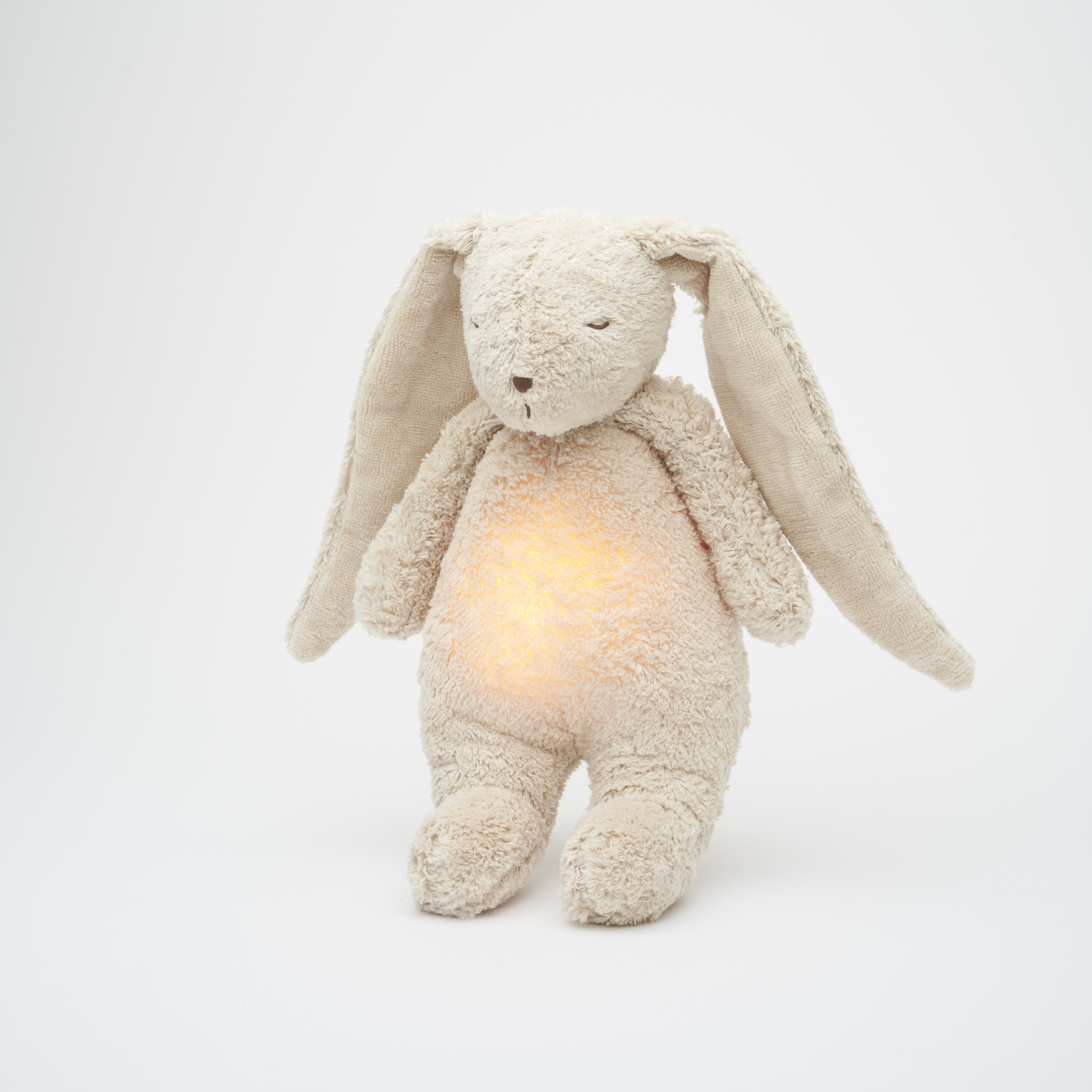 Moonie Knuffel The Humming Bunny 2.0 Sand Natur 28x15x10 cm