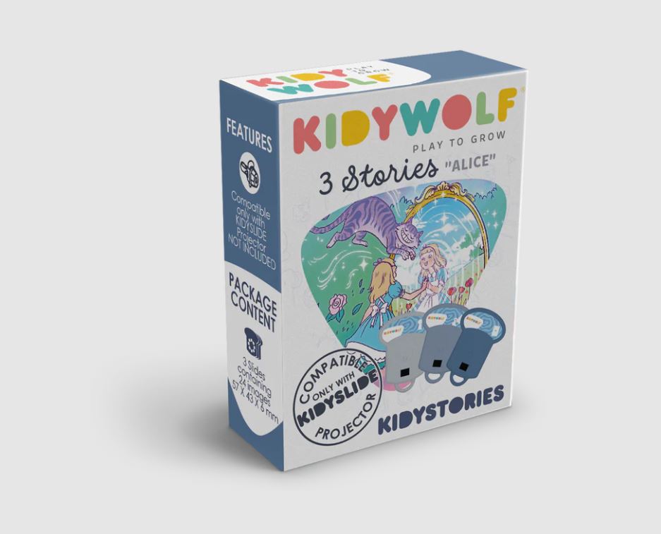 Kidywolf Kidystories voor Kidyslide Alice in Wonderland