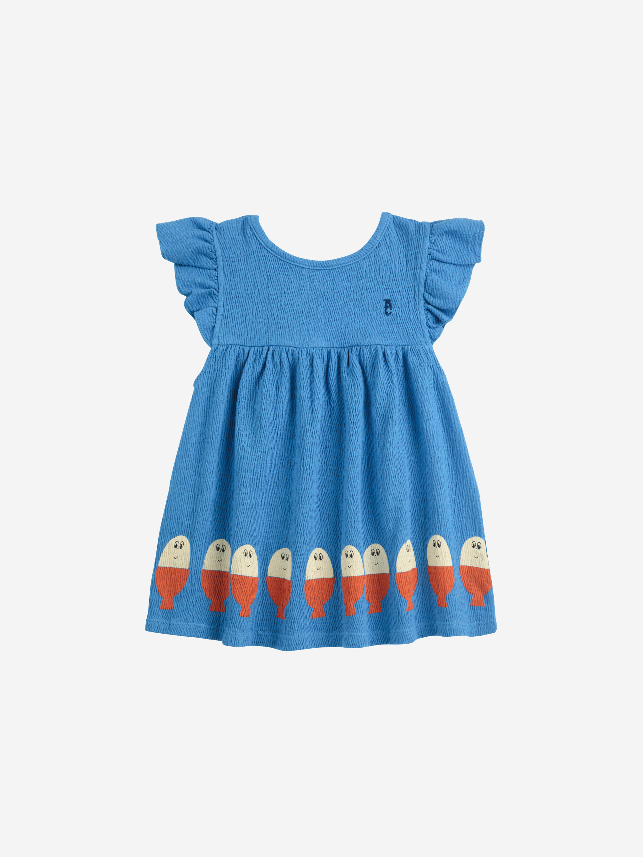 Bobo Choses / ruffle dress / morning egg - 6 M