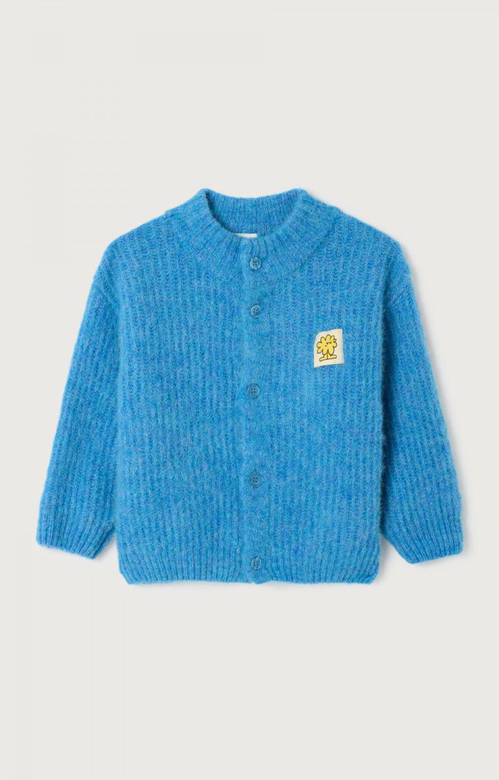 American Vintage Kids Gilet East Celeste Chine