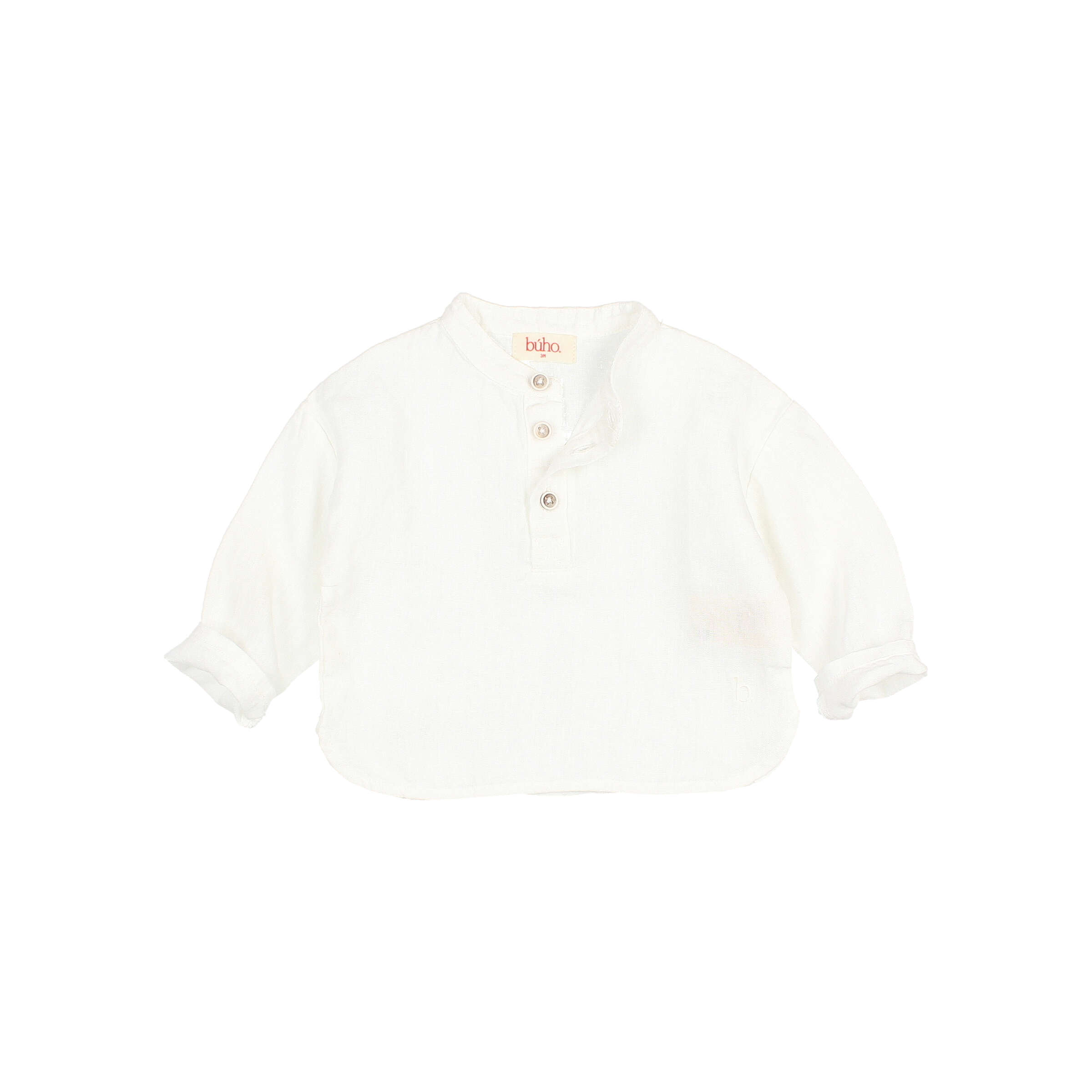 Buho Baby Kurta Linen White