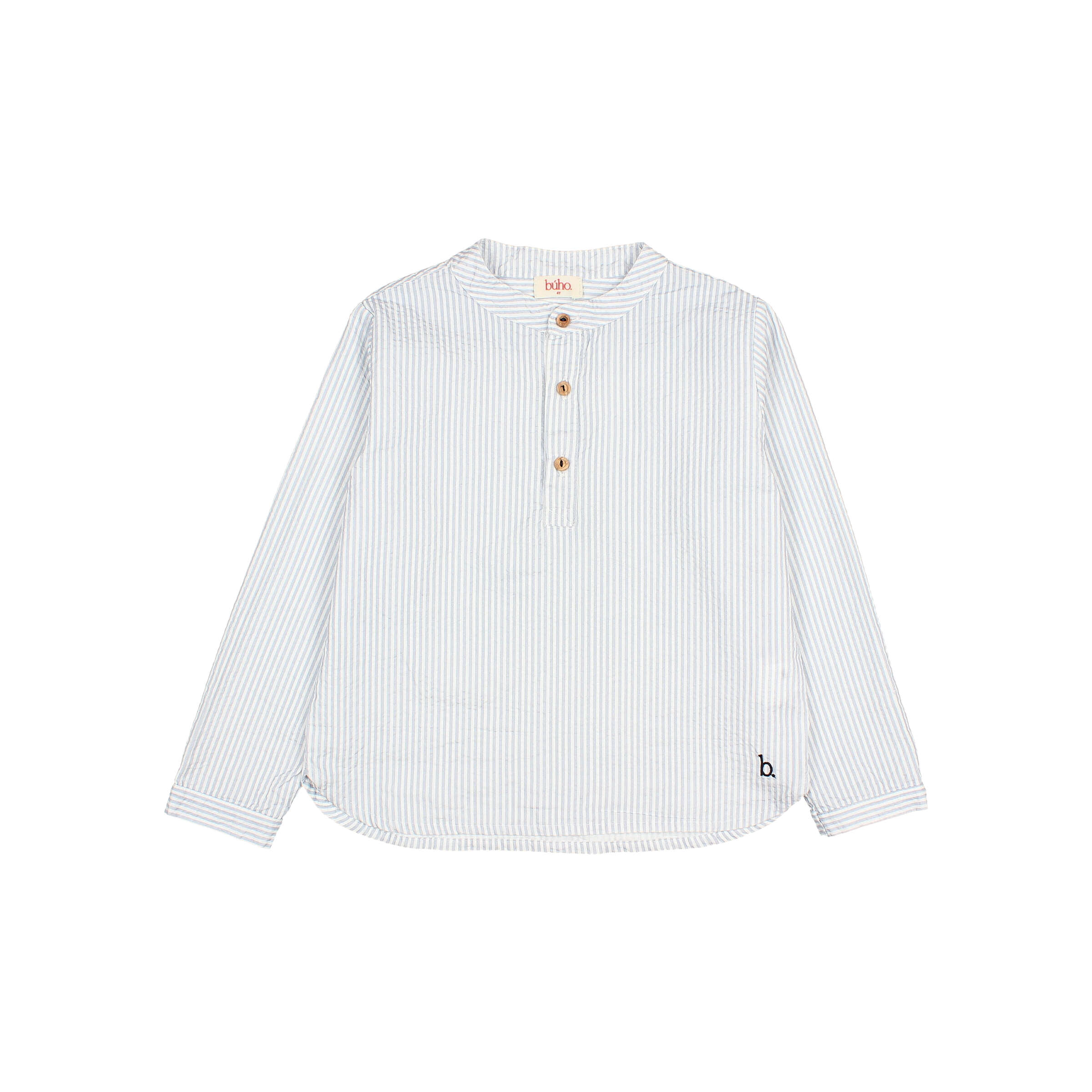 Buho Kids T-shirt Stripes Sky Blue - 4 jaar