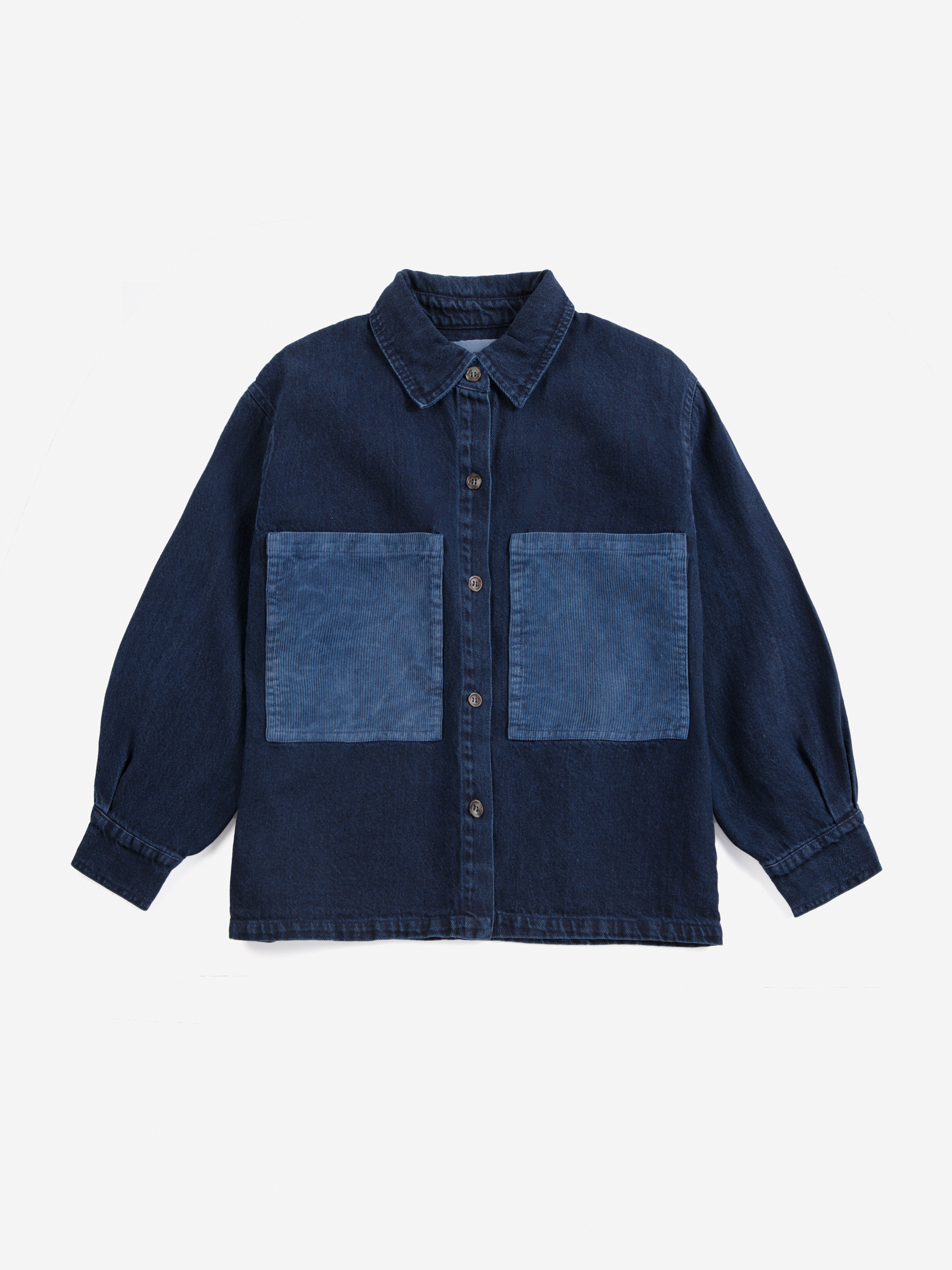 Bobo Choses Kids Blouse Lm Denim Tag