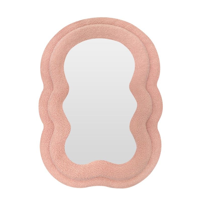 Flamingueo Spiegel Charlie Pink 50x70 cm -  Wavy Fleece