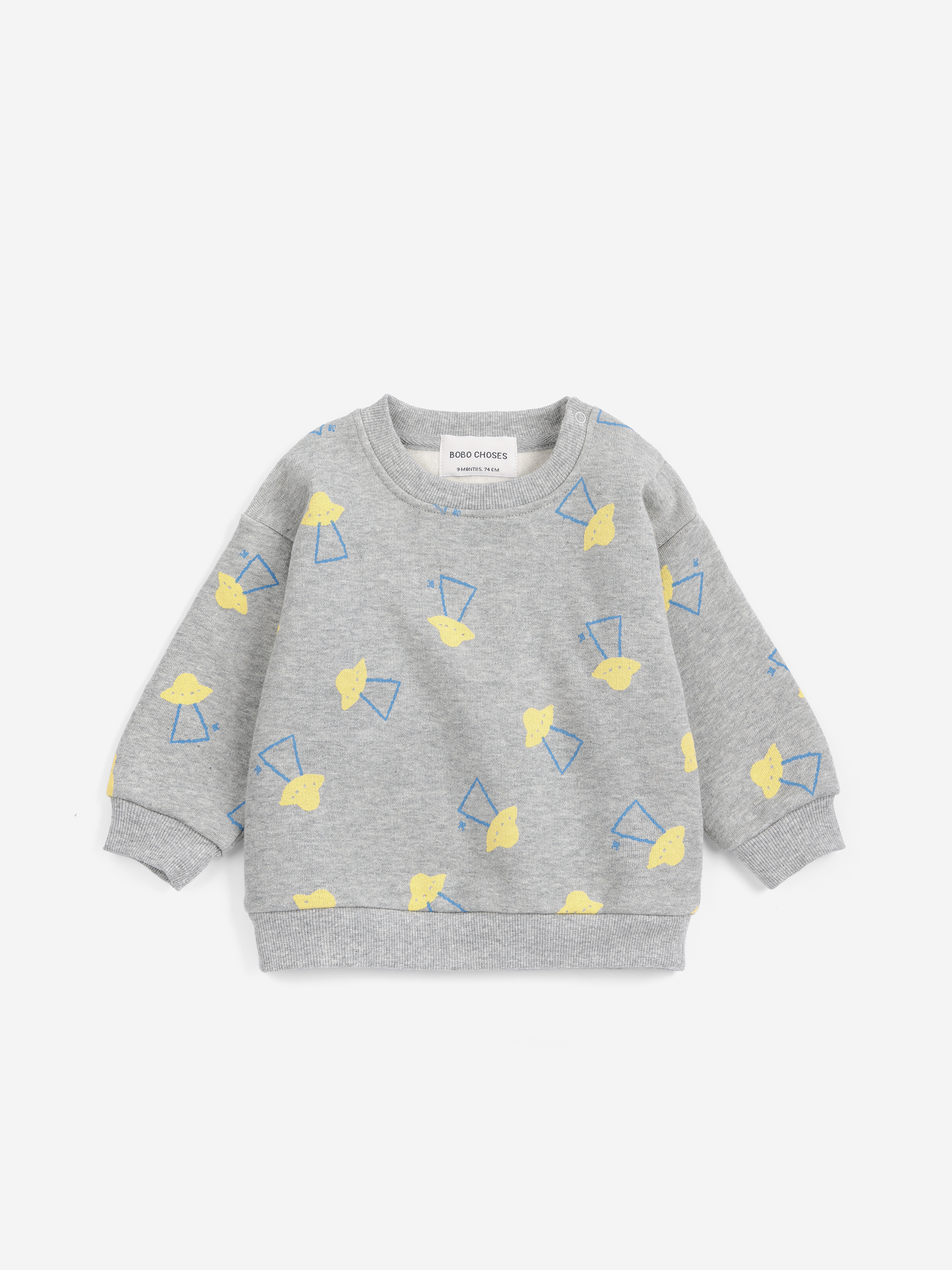 Bobo Choses Baby Sweater Pixel Abduction All Over