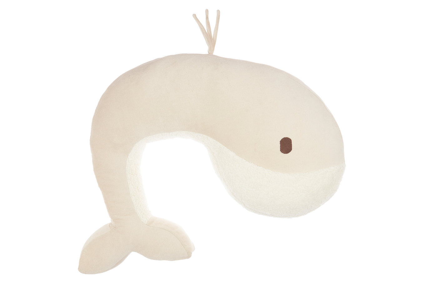 Nanami Voedingskussen Walvis Groot Momo Sand-New 65x40x18 cm