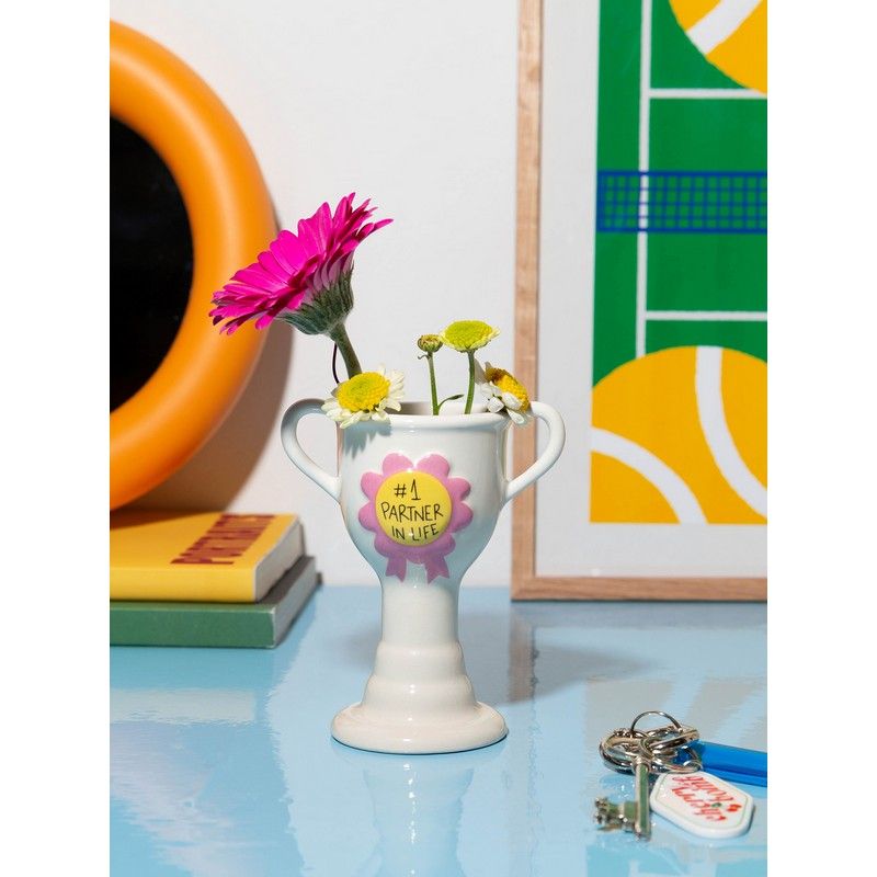 DOIY Vaas Trophy #1 Partner In Life - 8x7.3x12 cm - Keramiek