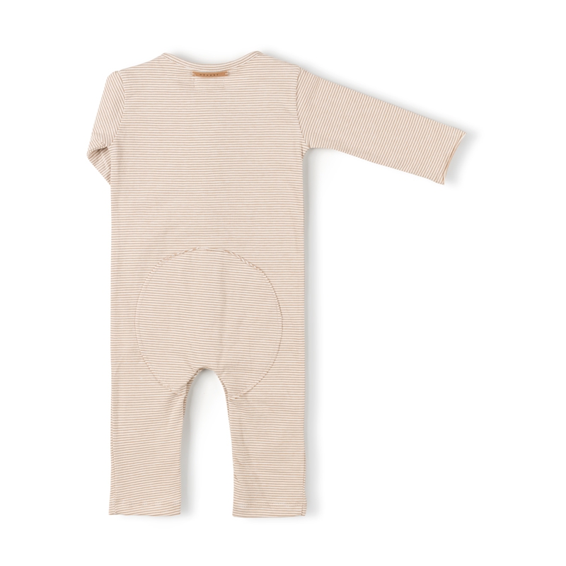 Nixnut Pyjama Butt Caramel Stripe Baby