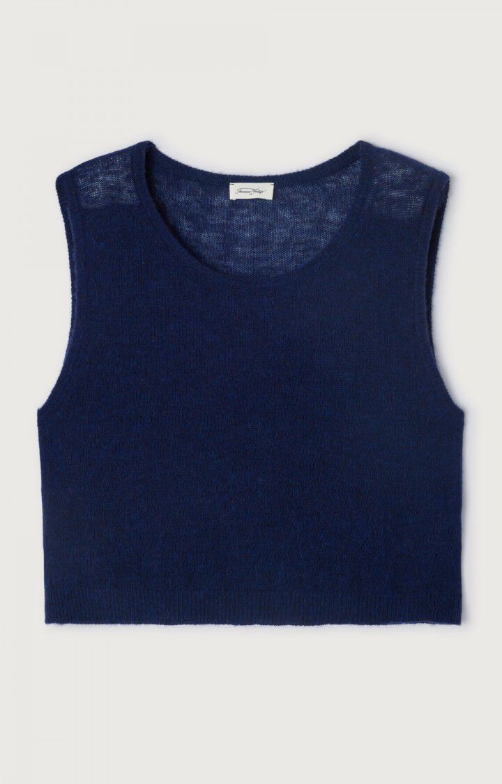 American Vintage Adult Trui Dumy Zm Navy Chine