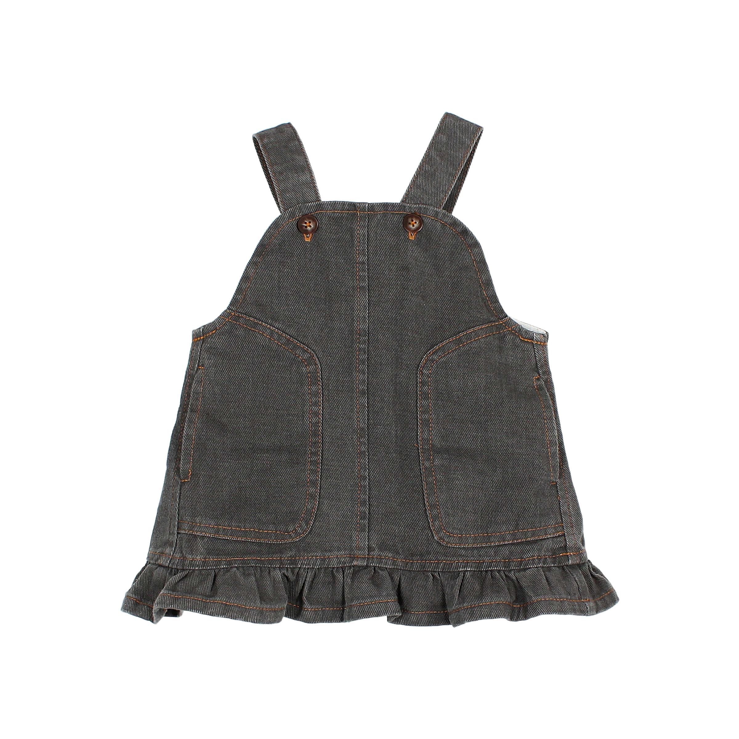 Buho Kleedje Jeans Grey Denim