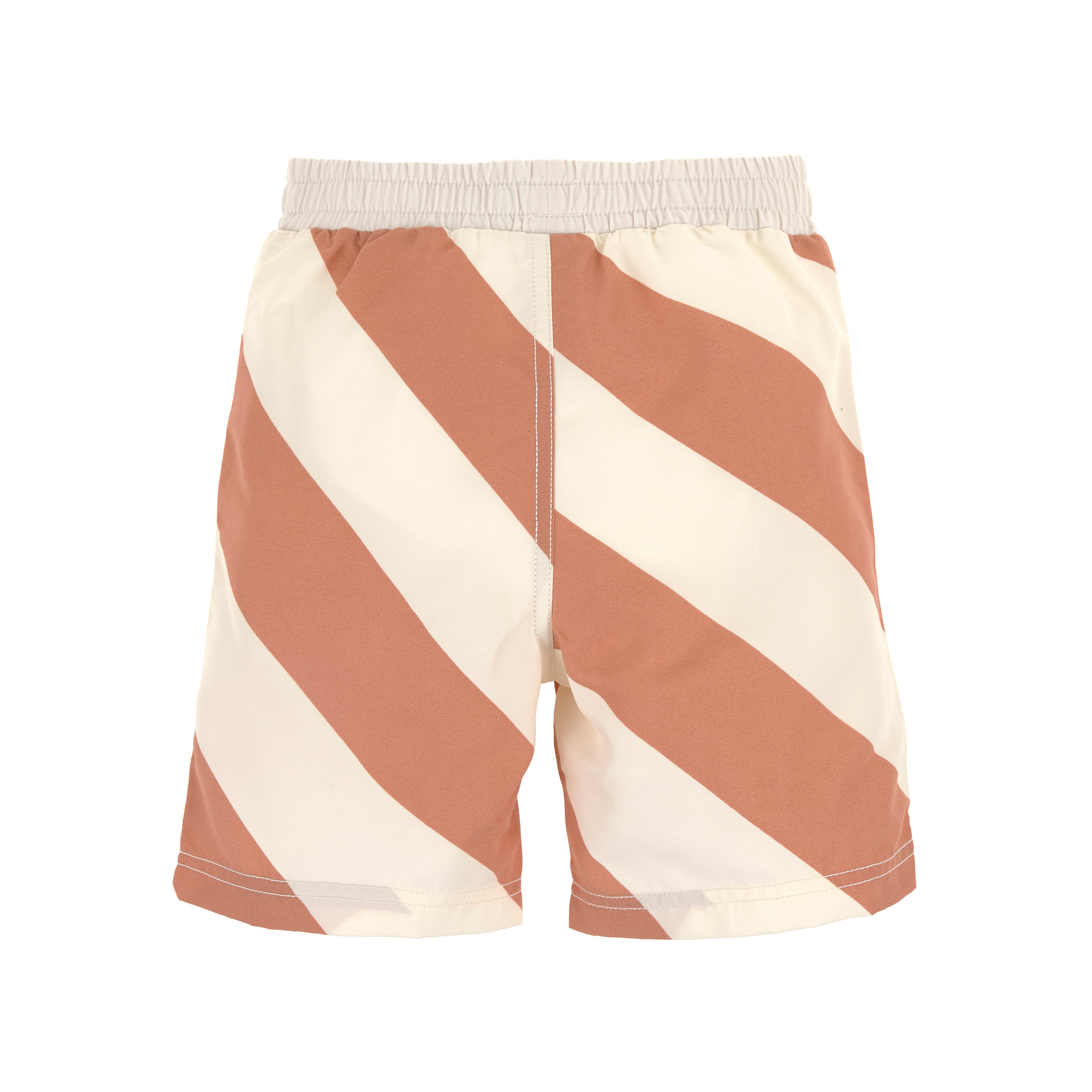 Lässig Zwemshort Stripes Clay-Sea Salt