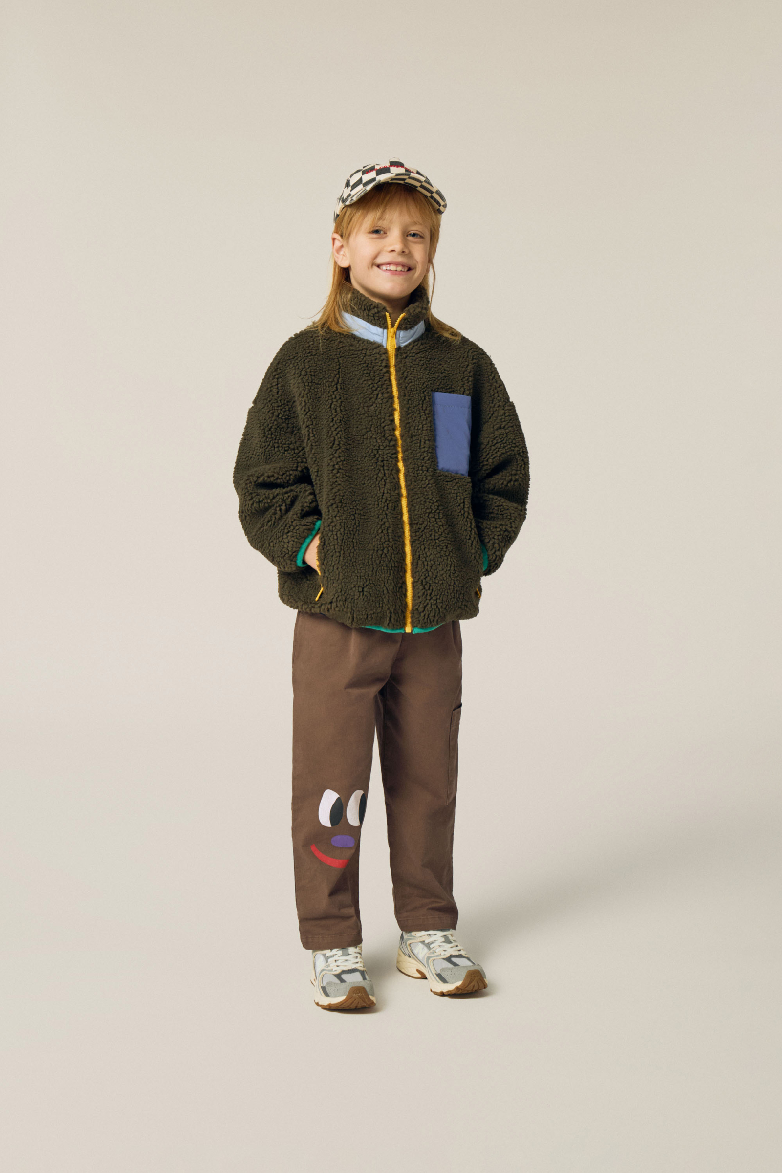 The Campamento Kids Jas Teddy Groen - 4 jaar