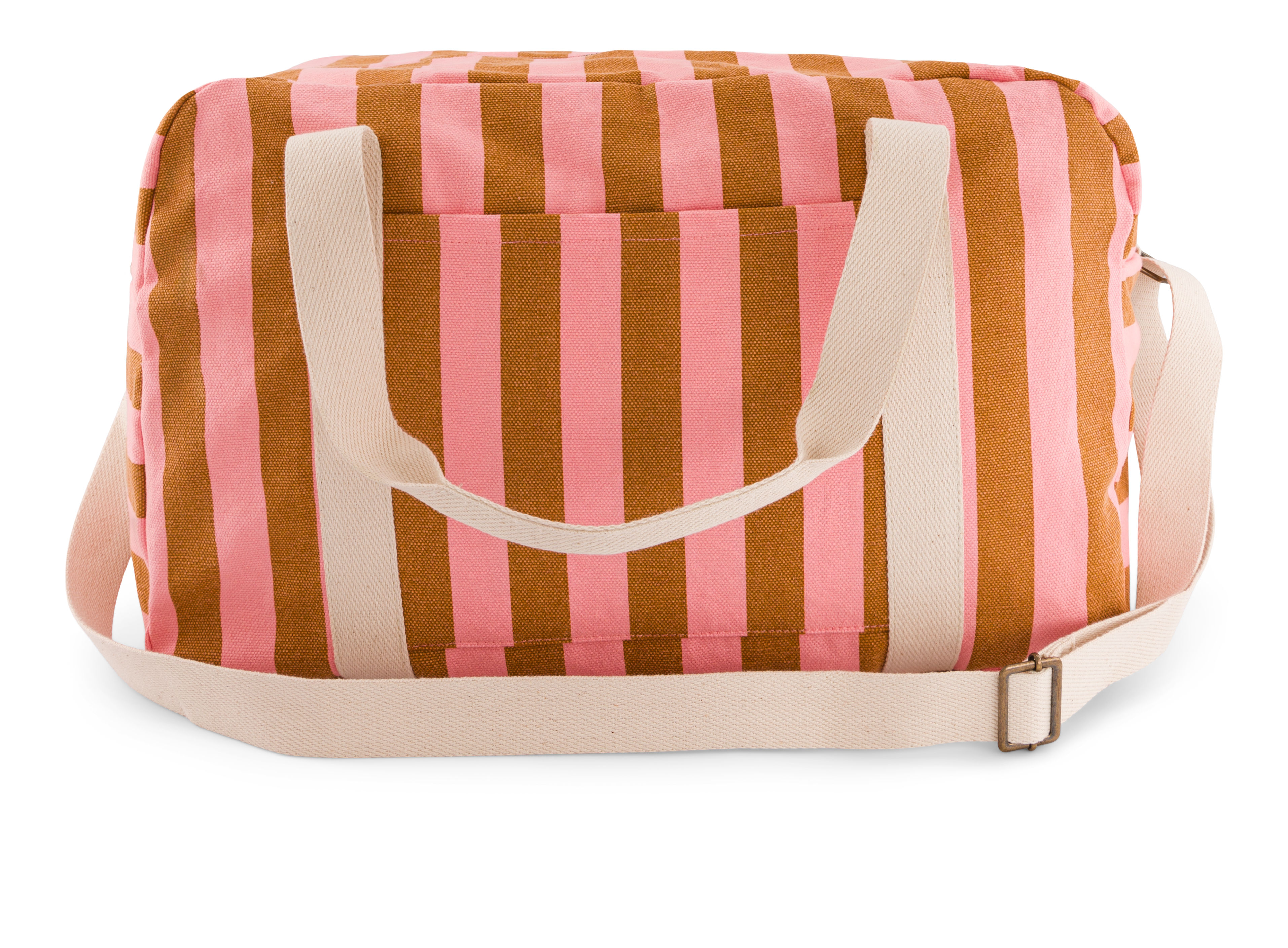 Rose in April Verzorgingstas Raphael Gestreept Caramel-Strawberry 28x22x42 cm