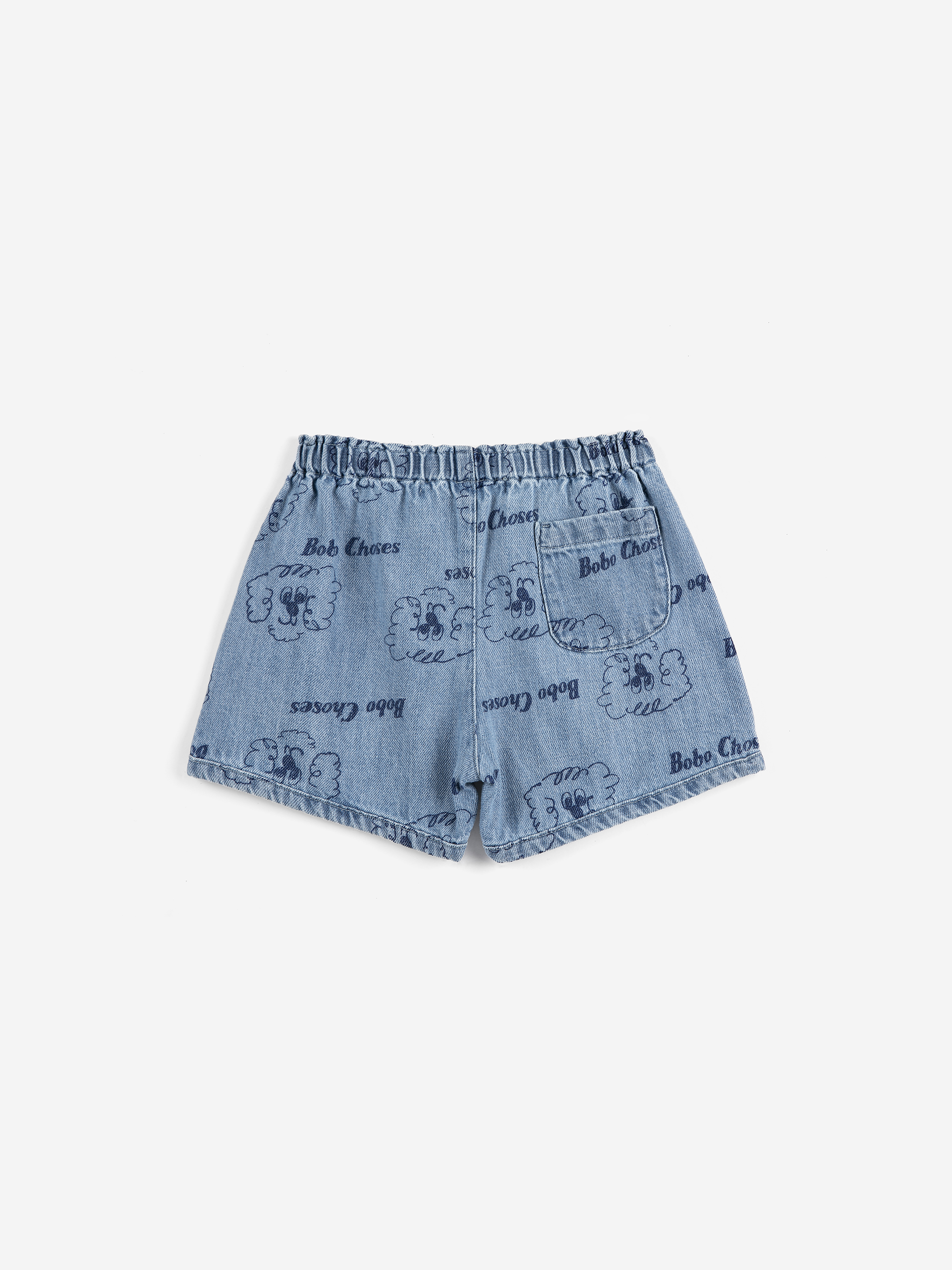 Bobo Choses Baby Short Pickles The Dog All Over Print Prussian Blue
