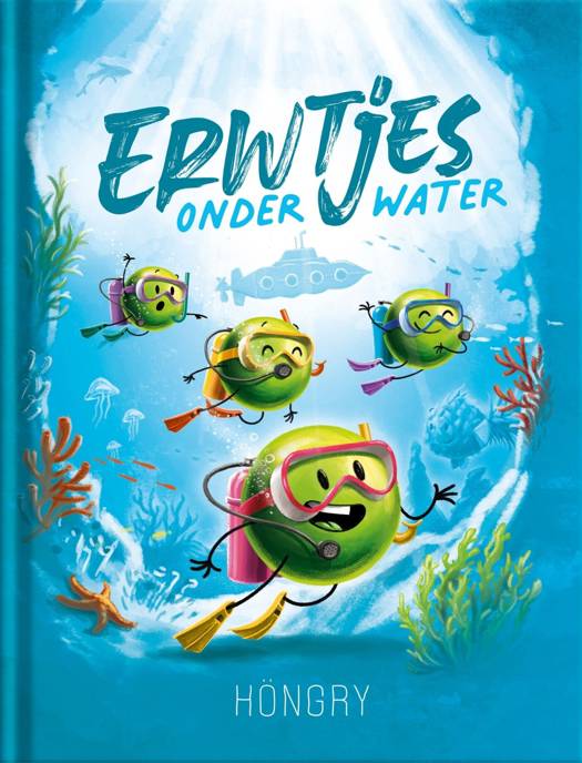 Hongry Kinderboek Erwtjes onder Water