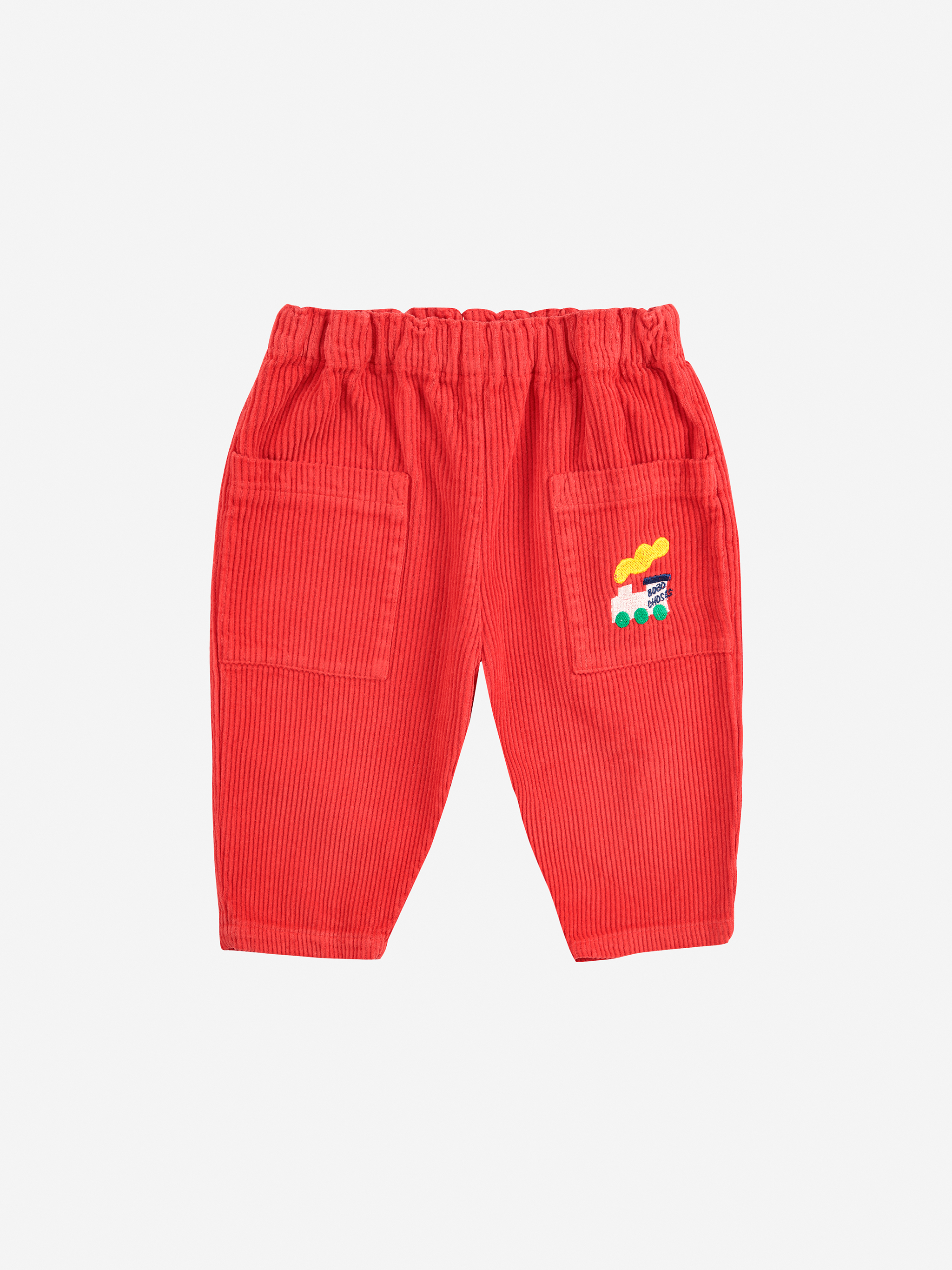Bobo Choses Broek Bobo Choo Choo Corduroy Red