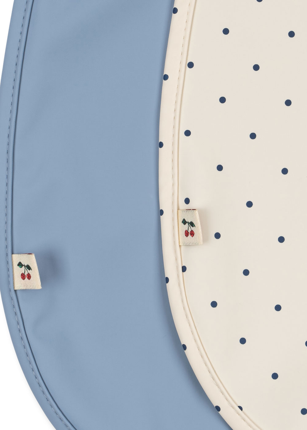 Konges Slojd Slab Dinner Navy Dot-Rain Washed - 2 stuks