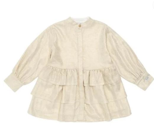 Donsje Kleed Jazzley Soft Sand Metallic